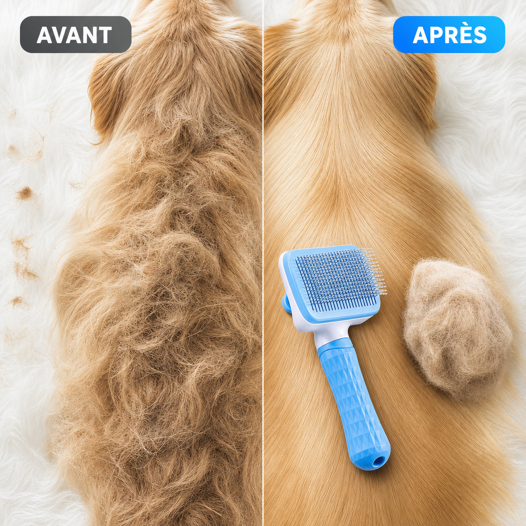 Brosse Anti-Poils Chien & Chat
